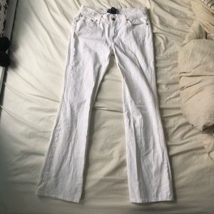 Lucky Brand White Bootcut Jeans